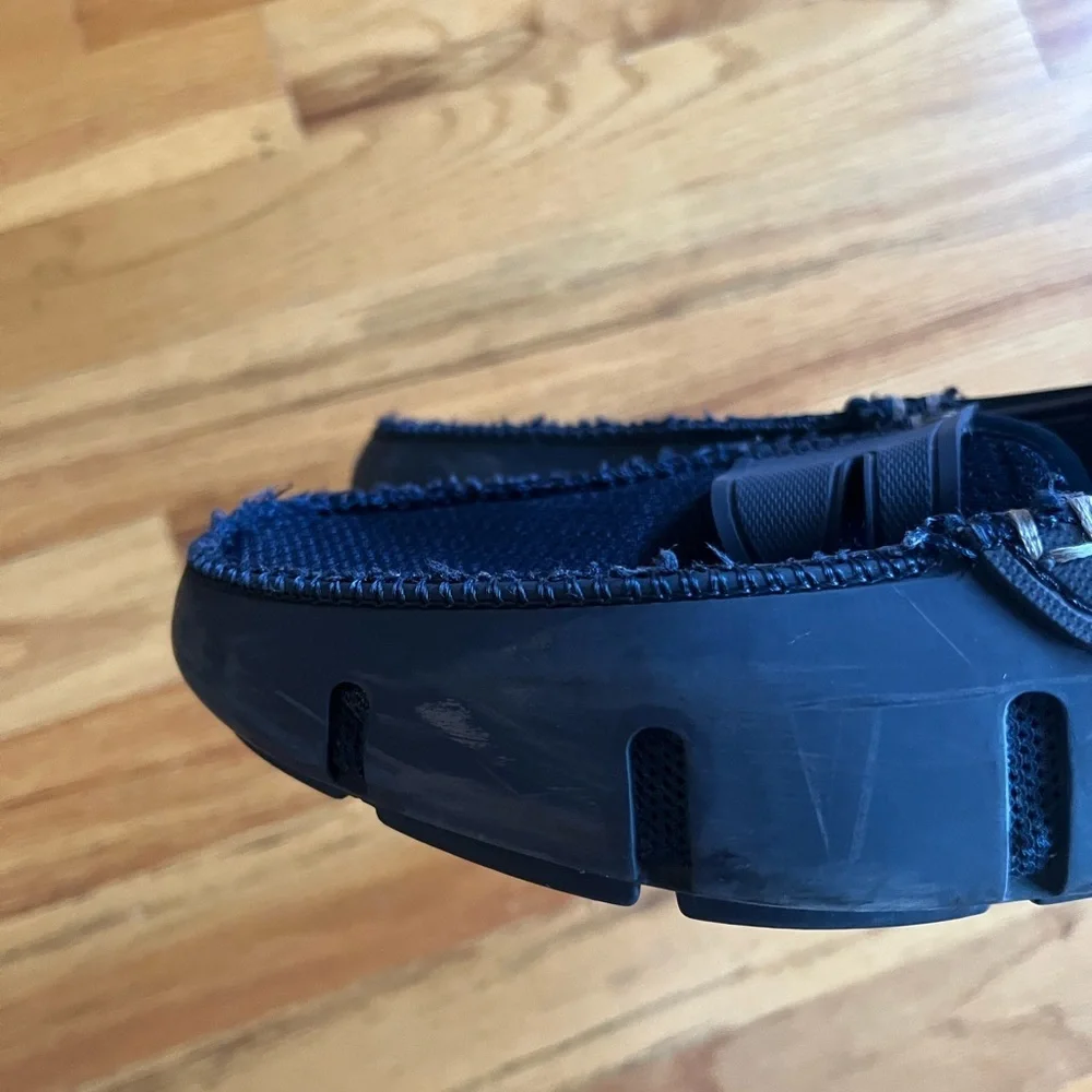 SWIMS Penny Loafers Navy Waterproof 7